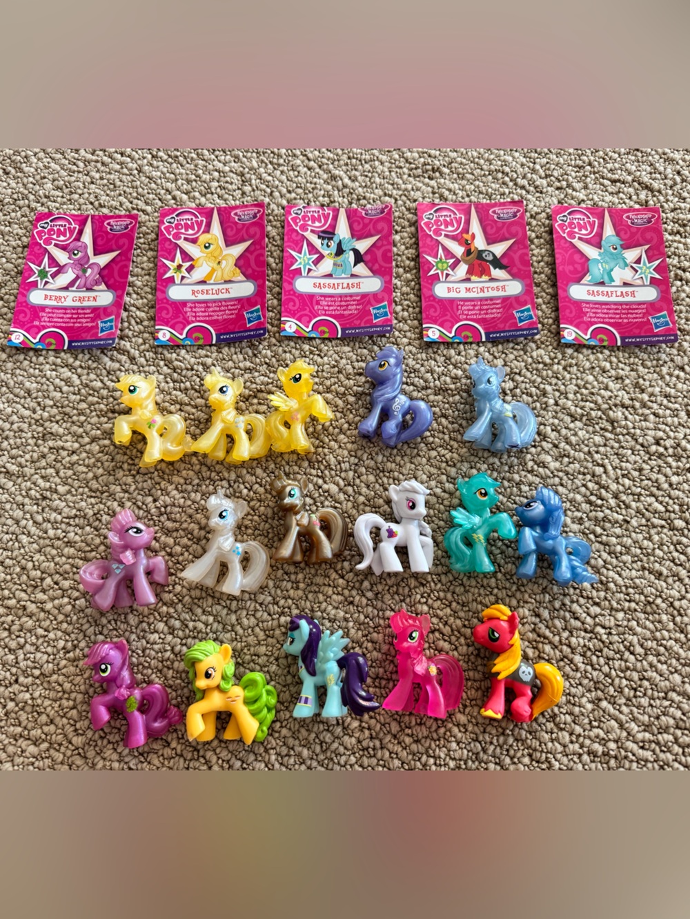 My Little Pony Assorted Kids Toy Figures - Multi-Color Bundle of 16